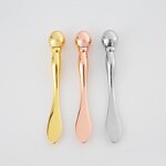 Eye Cream Massage Stick - Personal Label 7.7cm Double Head Metal Cosmetic Spoon Spatula