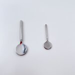 Metal Cosmetic Spoon - Hot Selling Custom Logo Makeup Spatula for Facial Application