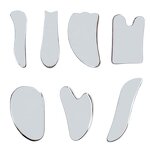 Stainless Steel Gua Sha - Custom Logo Metal Face Neck Body Massage Scraping Board Tool
