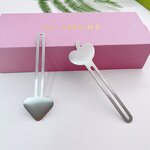 Self Closing Squeezer - Custom Logo Silver Mini Metal Toothpaste Tube Key Shape Tool