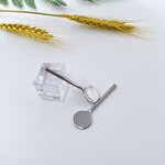 Metal Cosmetic Spoon - Hot Selling Custom Logo Makeup Spatula for Facial Application