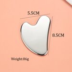 Stainless Steel Gua Sha - Custom Logo Facial Body Scraping 304 Metal Massage Board Tool