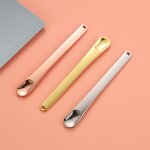 Metal Cosmetic Spatula - Custom Logo 9cm Eye Serum Applicator Mini Makeup Spoon Skincare Tool