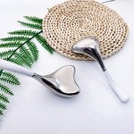 Stainless Steel Cryo Spoon - Personalized Label Hand Held Facial Massage Ice Globes Sticks