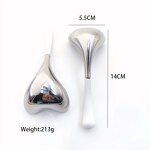 Stainless Steel Cryo Spoon - Personalized Label Hand Held Facial Massage Ice Globes Sticks
