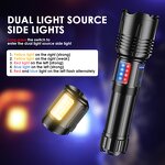 Camping Flashlight - Portable Long-Range Strong Light Mobile Charging Home 1 Year Warranty
