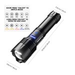 Camping Flashlight - Portable Long-Range Strong Light Mobile Charging Home 1 Year Warranty