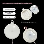 LED Christmas Light - IP44 Waterproof Elk Bell Window Suction Cup Battery-Powered Holiday