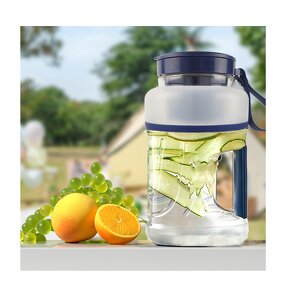 Electric Portable Juicer - 1000ml Large Capacity Outdoor Sports Cup Fresh Fruit Blender