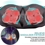 3D Shoulder Neck Massager - US Plug Heating Function Three-dimensional Massage Shawl