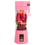 Portable Smoothie Blender - 6 Blades USB Rechargeable Fruit Veggie Juicer Mini Mixer Cup