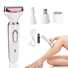 Women's Hair Removal Shaver - USB Rechargeable Portable Body Face Legs Bikini Lip Tool
