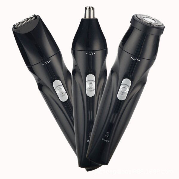 3 in 1 Electric Trimmer - Rechargeable Men Ear Nose Beard Hair Shaver Personal Grooming