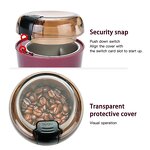 Mini Coffee Grinder - Electric Kitchen Salt Pepper Beans Spices Nut Seed Molinillo Cafe