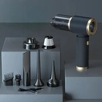 2-in-1 Car Vacuum Cleaner - 60W 3500Pa Wireless 2000mAh Brushless Motor Car Home Desktop