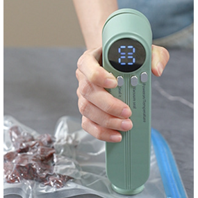 Mini Vacuum Sealer - Rechargeable Wireless USB Plastic Kitchen Food Storage Packaging