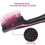 3-in-1 Hair Dryer Volumizer - Professional Women One-Step Straightening Curling Hot Air