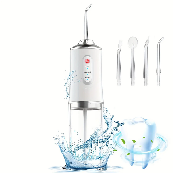 Household Water Flosser - Intelligent Oral Irrigator Plastic Teeth Cleaner Outdoor Hotel Use