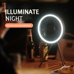 Camping Ceiling Fan - USB Portable LED Light Tripod Rechargeable Multifunctional Desktop