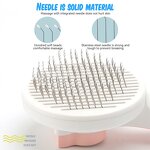 Pet Grooming Brush - Automatic Hair Remover Dog Cat Comb Pet Hair Removal Accessory Tool