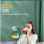 USB Juicer Blender - Portable with Straw Smoothies Food Mini Car Use Kitchen Tool