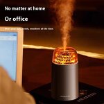 Mini USB Humidifier - Crack Volcano Simulation Silent Aromatherapy Home Bedroom Car 5V