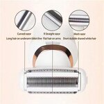 3-In-1 Electric Hair Remover - Rechargeable Fast Shaving with Brush Clean Machine Tool