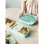 Electric Lunch Box - 1.5L Stainless Steel Kids Food Heater Car Home Portable Warmer