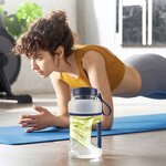 Electric Portable Juicer - 1000ml Large Capacity Outdoor Sports Cup Fresh Fruit Blender