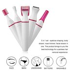 5 in 1 Electric Epilator - Painless Trimmer Eyebrow Nose Body Bikini Facial Hair Removal