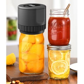 Electric Mason Sealer - New Portable Automatic Canned Food Vacuum Sealer Easy to Use