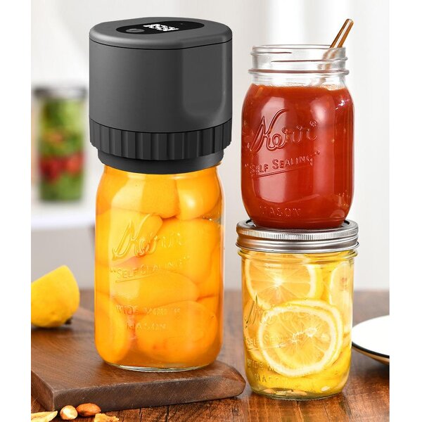 Electric Mason Sealer - New Portable Automatic Canned Food Vacuum Sealer Easy to Use