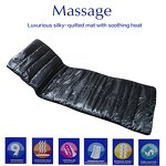 Electric Massage Mat - Vibrator Full Body Heated Back Neck Remote Control Sofa Bed Waist