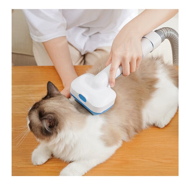 6 in 1 Pet Grooming Kit - Electric Hair Trimmer Vacuum Suction Dog Cat Brush Cleaner