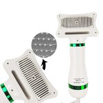 2 in 1 Pet Hair Dryer - Drop Shipping Grooming Brush Slicker Adjustable Speed Low Noise