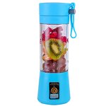 Portable Smoothie Blender - 6 Blades USB Rechargeable Fruit Veggie Juicer Mini Mixer Cup