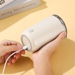 Rechargeable Stirring Cup - New Portable Stainless Steel Magnetic Electric Coffee Mixing