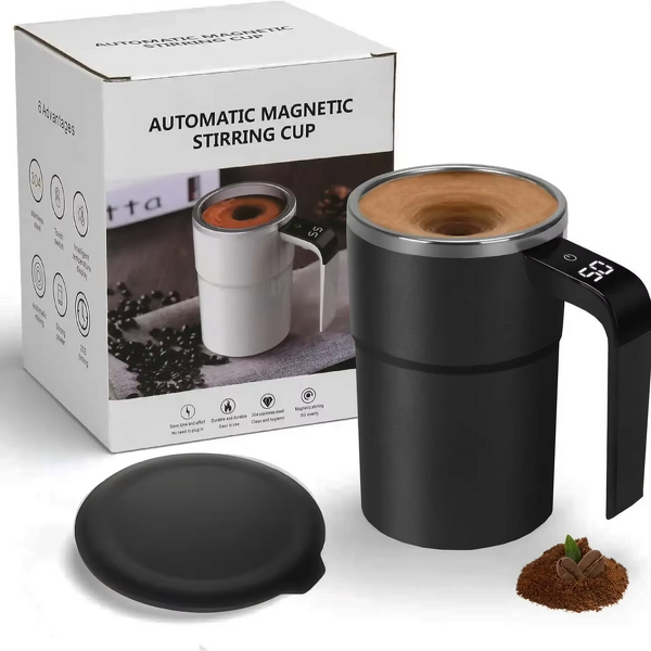 Electric Coffee Cup - Intelligent Temperature Control Magnetic Automatic Stirring Milkshake