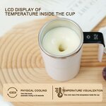 Electric Coffee Cup - Intelligent Temperature Control Magnetic Automatic Stirring Milkshake