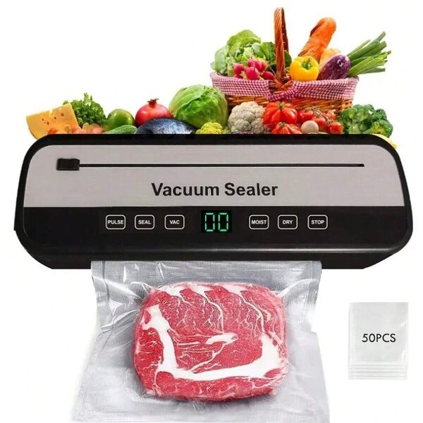 Food Vacuum Sealer - Multi-function 2025 Hot Sale Packaging Machine with Vacuum Bags