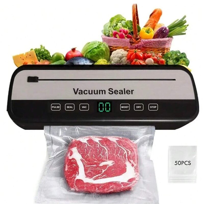 Food Vacuum Sealer - Multi-function 2025 Hot Sale Packaging Machine with Vacuum Bags