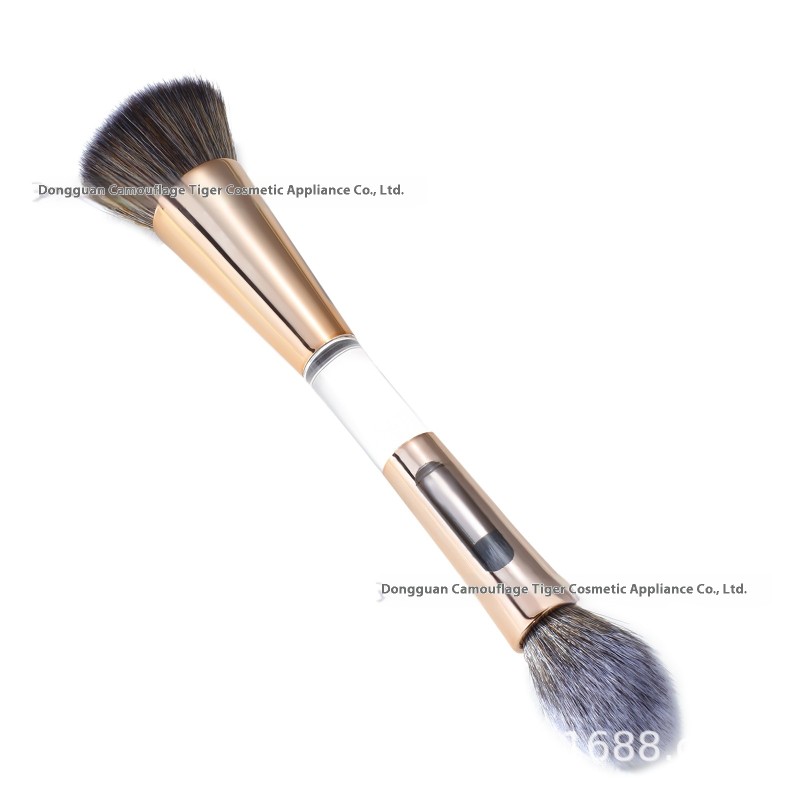 Makeup Brush Supplier - Portable 10 Piece Crystal Handle Travel Brush Set