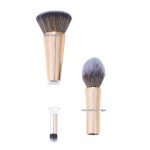 Makeup Brush Supplier - Portable 10 Piece Crystal Handle Travel Brush Set