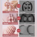 Roller Stick Massager - Multi-Functional Deformable Back Arm Leg Ring-Shaped Leg Clamp