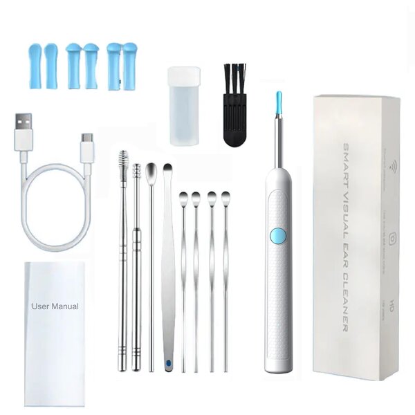 Y24 Smart Earpick - HD 4.5mm WiFi Wireless Ear Wax Cleaner Spoon Endoscope Tool