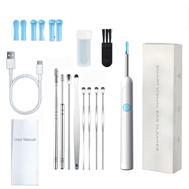 Y24 Smart Earpick - HD 4.5mm WiFi Wireless Ear Wax Cleaner Spoon Endoscope Tool