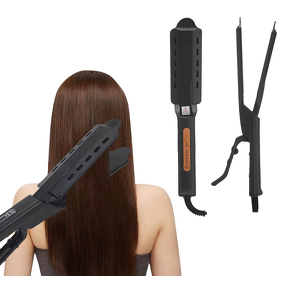 Hair Straightener Curler - Cross-border Large Panel Tourmaline Ceramic Dual-Purpose Tool