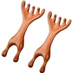 Wood Therapy Comb - Wholesale Multifunctional Lice Gold Silk Green Sandalwood Meridian