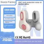 U-Shaped Massage Pillow - Portable Bluetooth Music ANC Noise Reduction Sleep Cervical Spine