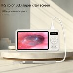 T29 Visual Ear Picker - 4.5Inch IPS 3.9mm Waterproof 6LED ENT Examination Otoscope